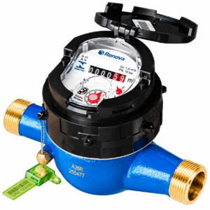 HIDROMETRO MULTIJATO Q3 2,5 R80 DN15 165MM - METALICO - RN