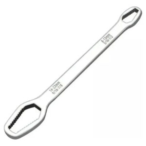 CHAVE DE BOCA UNIVERSAL DE 8MM A 22 MM CABECA DUPLA PRATEADO